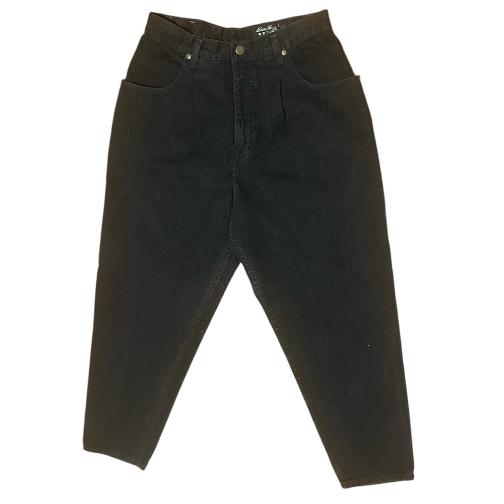 Eddie Bauer Relaxed Fit Washed Black Jeans, 14 Petite